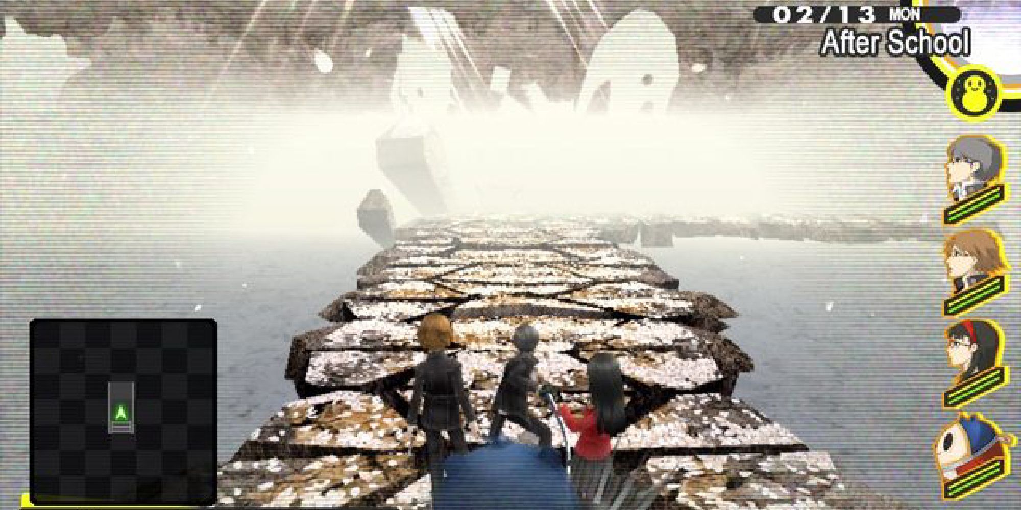 A screenshot of Marie's dungeon from Persona 4.