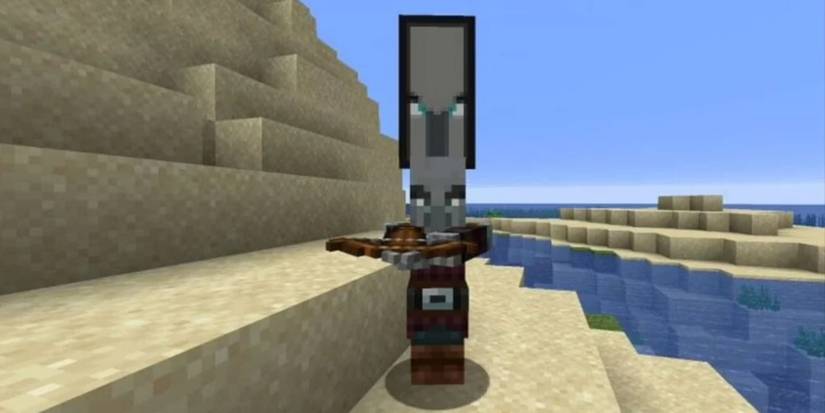 pillager captain with the bad omen banner