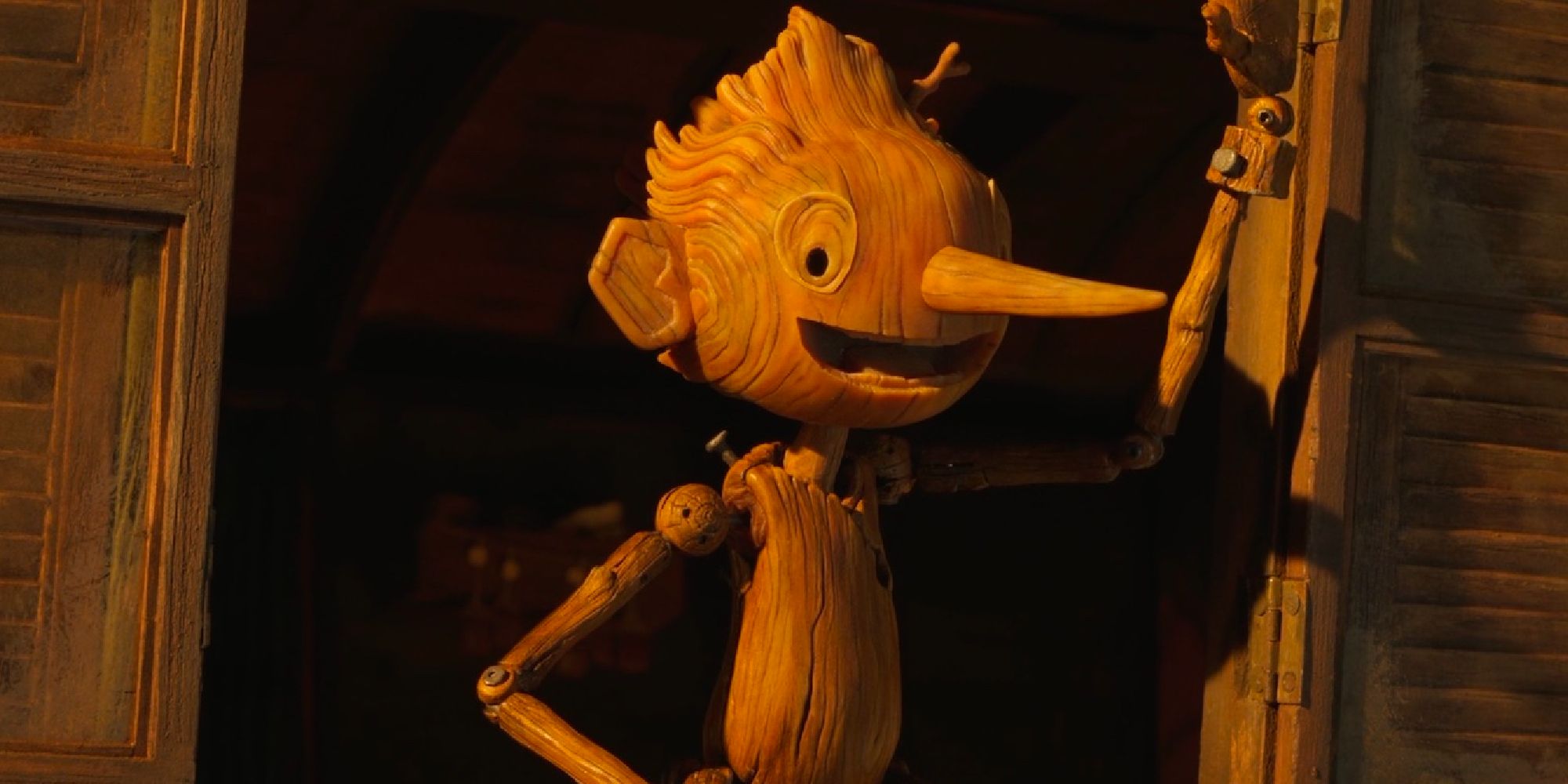 Pinocchio singing in Guillermo Del Toro's Pinocchio
