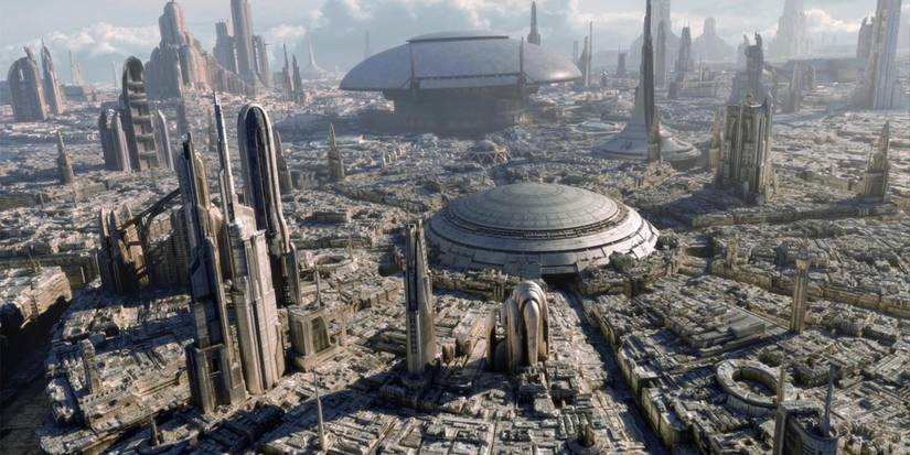 Planet Coruscant in Andor