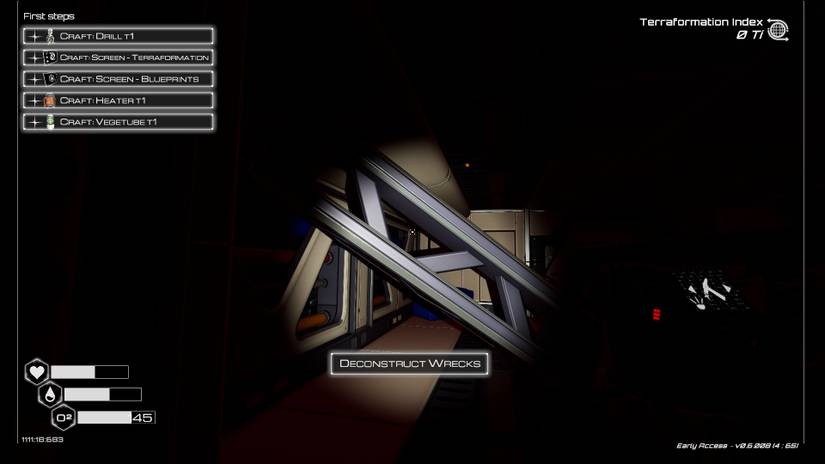 Planet Crafter Deconstruct Wrecks