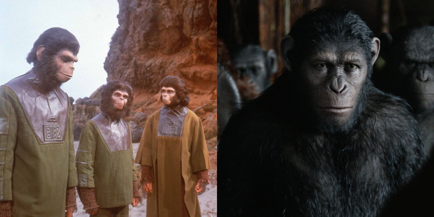 Planet of the Apes and Rise of the Planet of the Apes