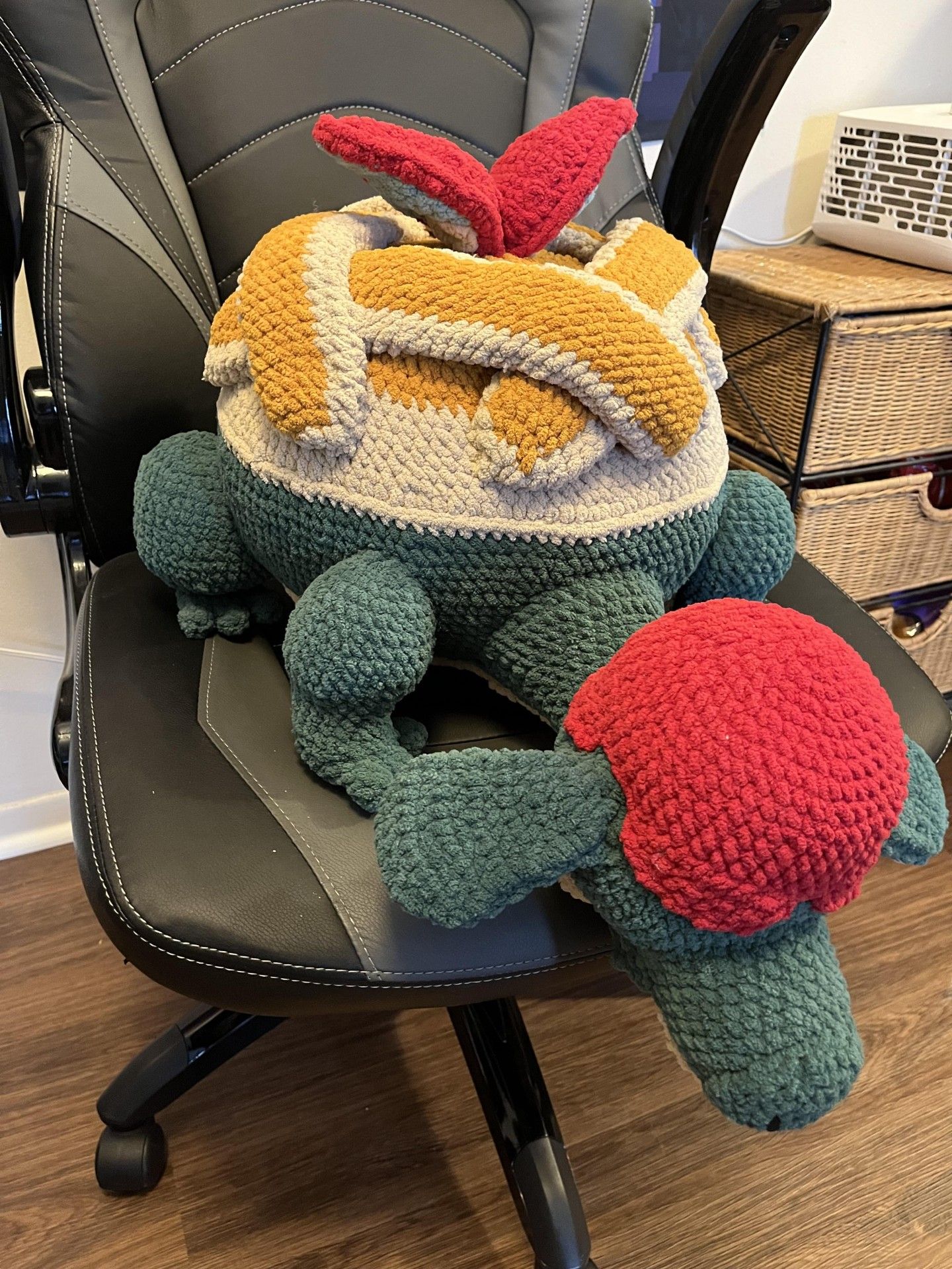 pokemon appletun fan crochet