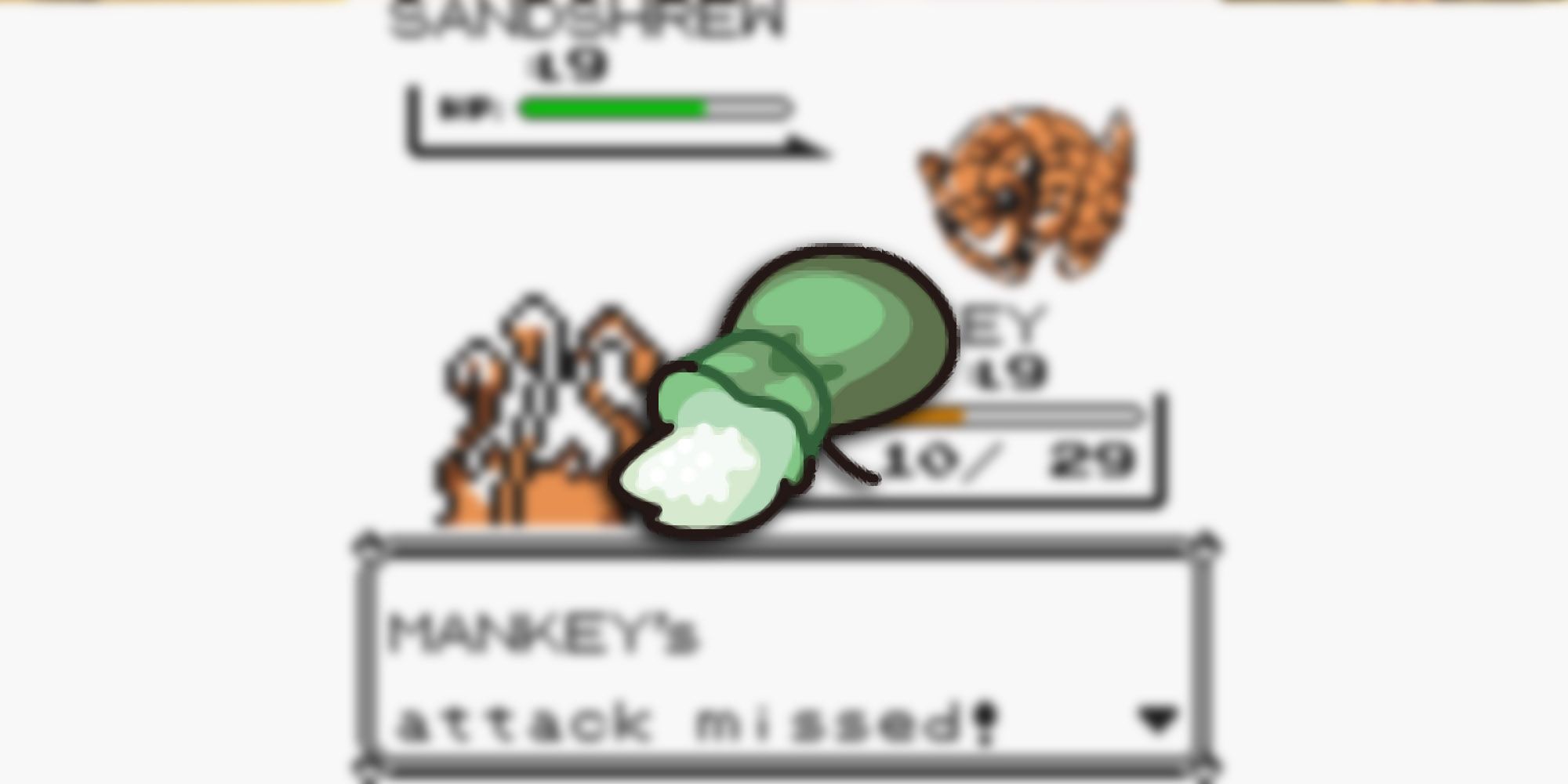 Pokemon - Attack Missing In Classic Games With BrightPowder PNG On Top
