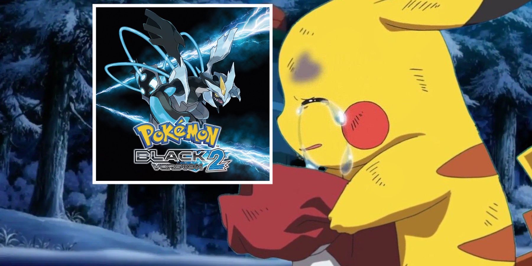 Pokemon Black 2 triste moment déchirant Pikachu pleure GR en vedette