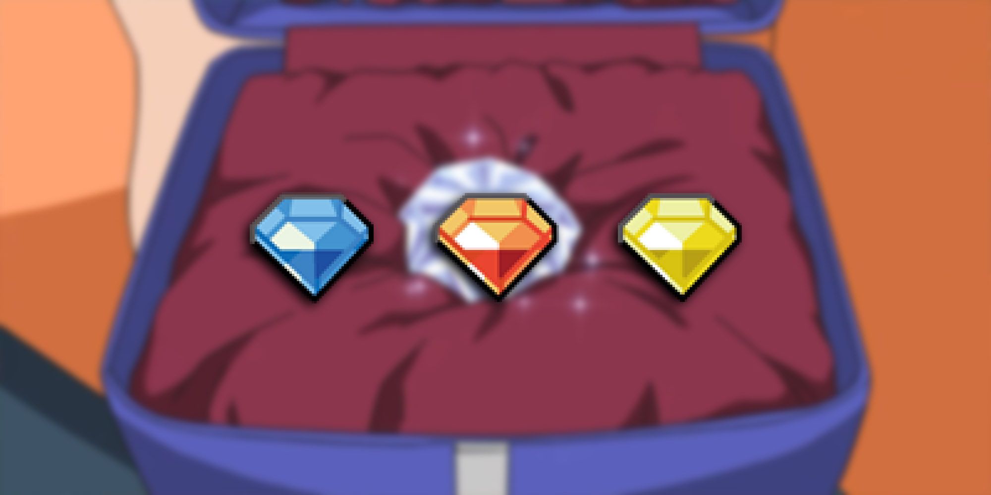 Pokemon - Elemental Gem Revealed In Anime With PNGs For Fire Water and Electric Gems On Top