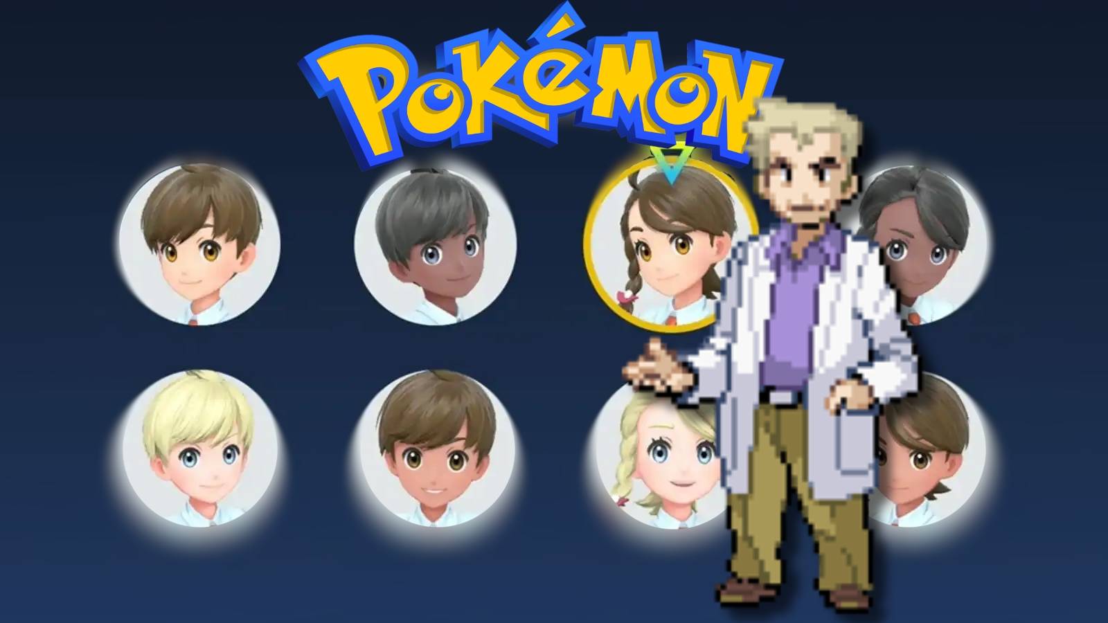 pokemon professor oak gender character boy or girl