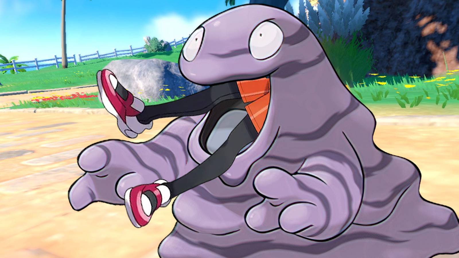 pokemon-scarlet-violet-image-shows-grimer-eating-pokemon-trainer