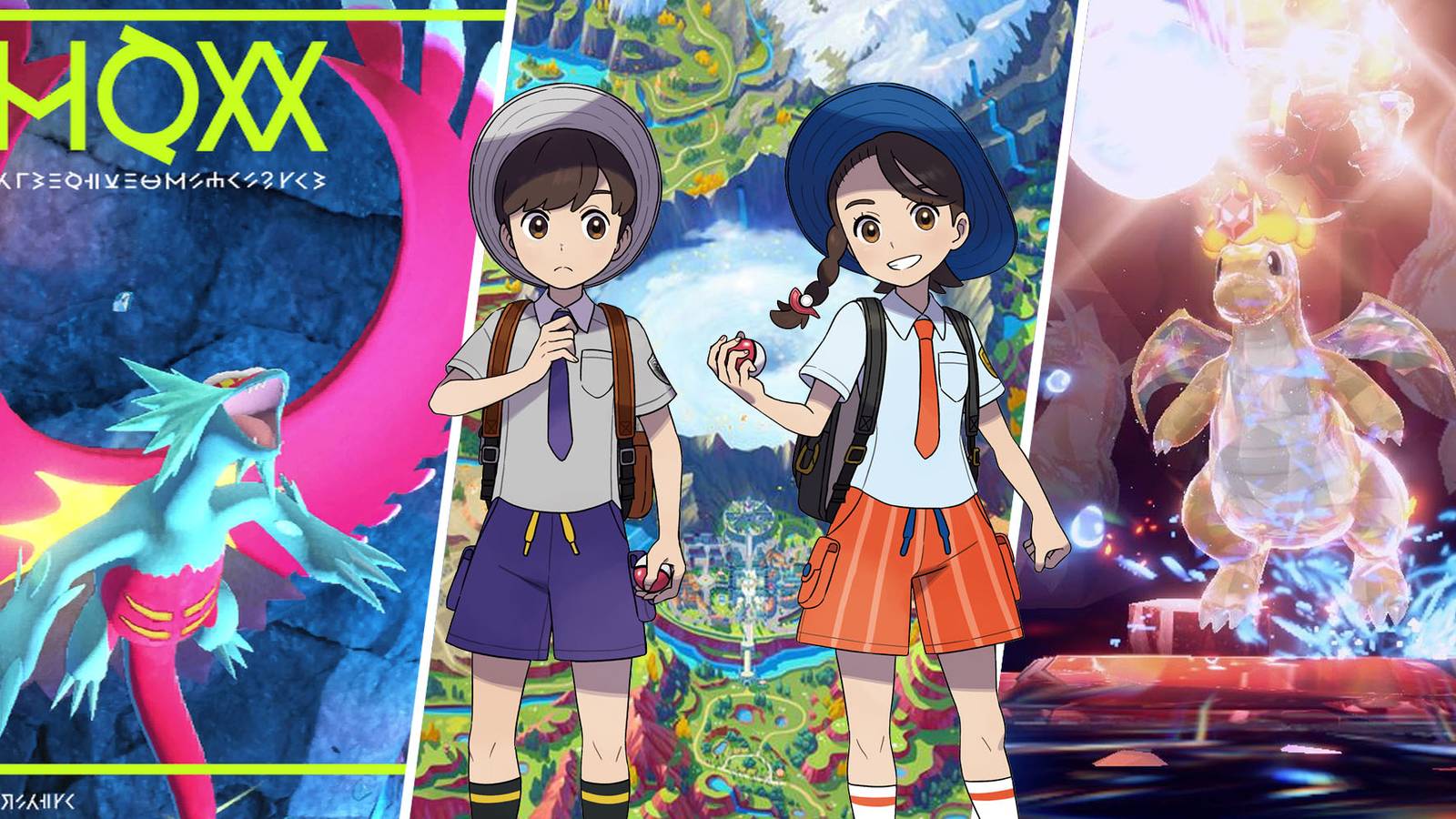 Roaring Moon Characters and Tera Raid in Pokemon Scarlet and Violet