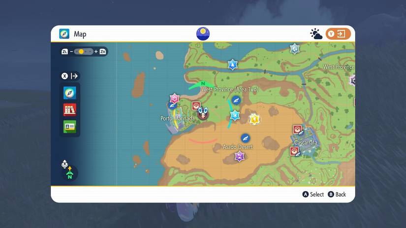 pokemon scarlet violet tauros location