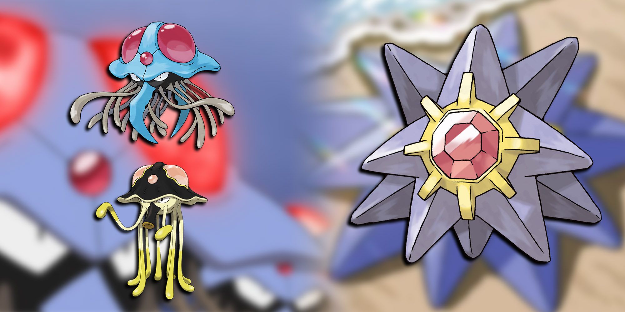 Pokemon - Tenacruel And Starmie Side By Side