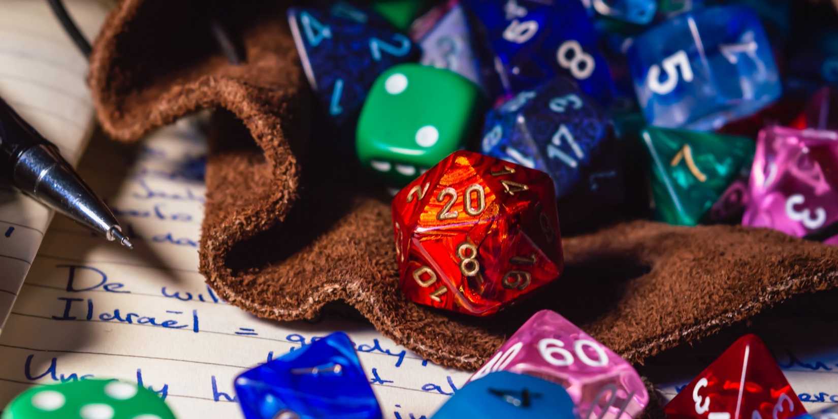 dungeons and dragons ttrpg dice bag