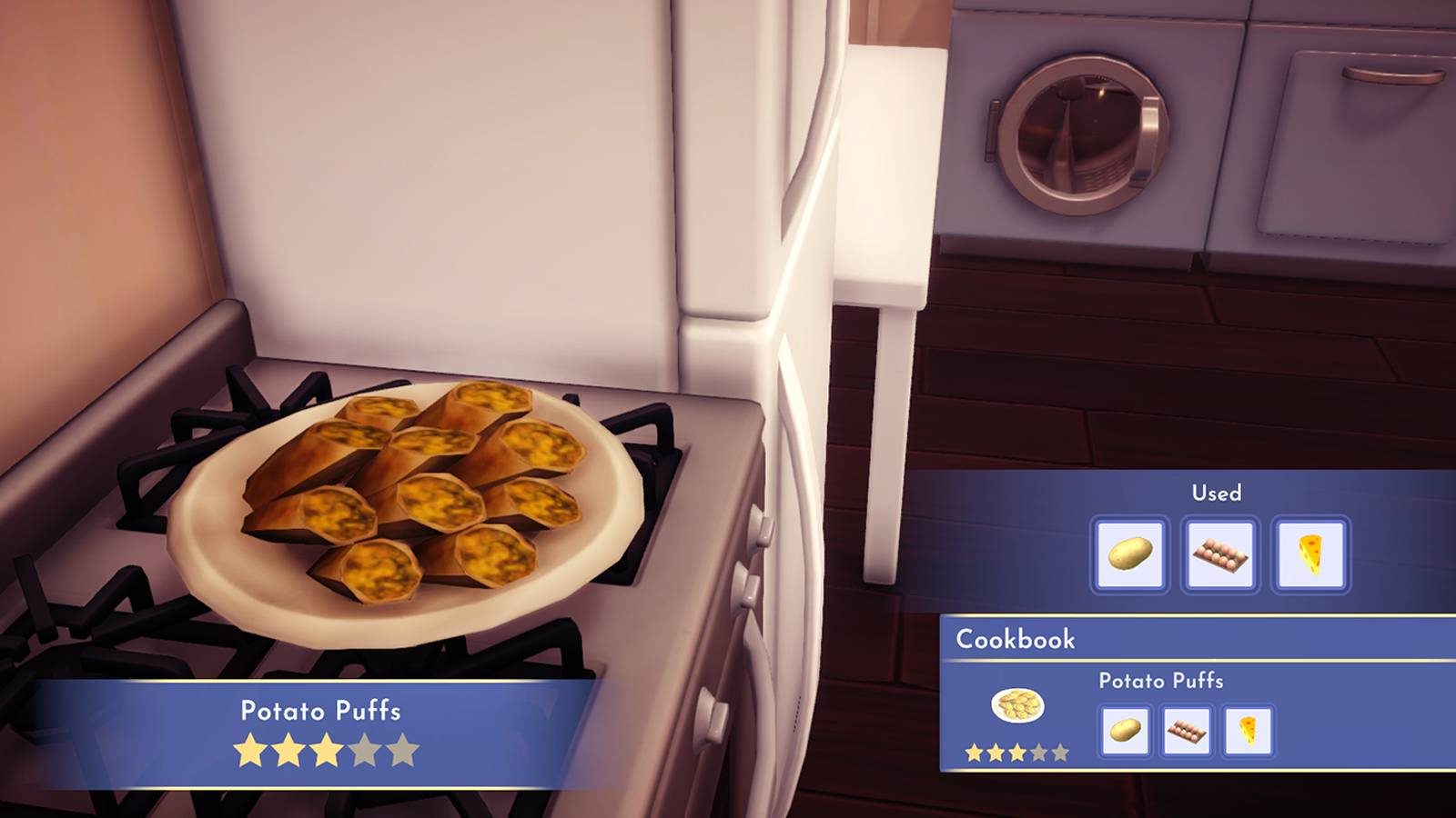 potato puffs in disney dreamlight valley