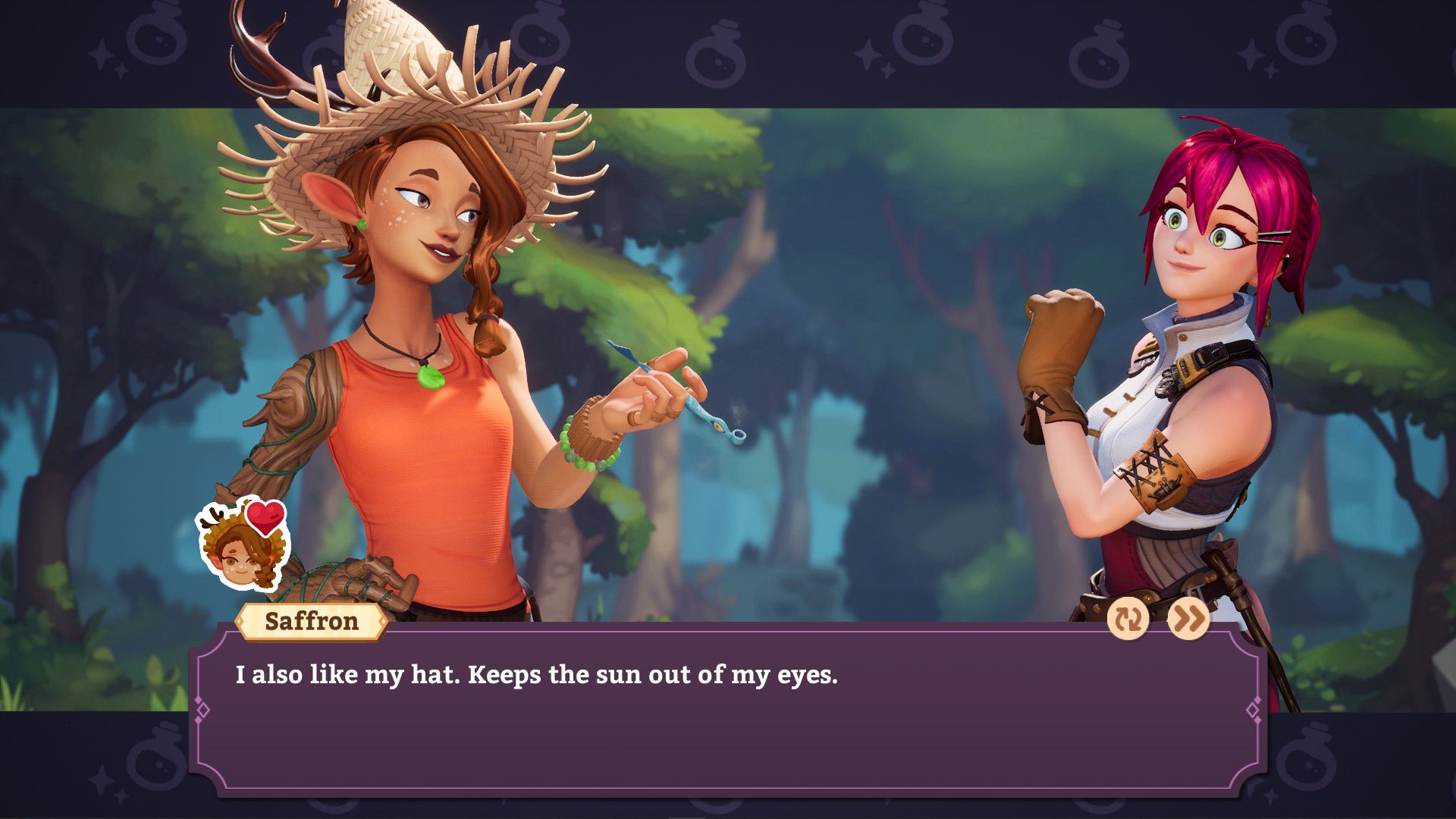 potionomics saffron sylvia dialogue options