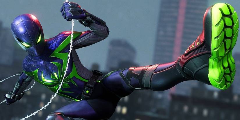 Purple Reign Suit in Spider-Man: Miles Morales
