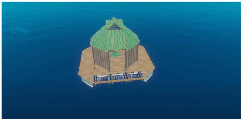 an early game raft in Raft