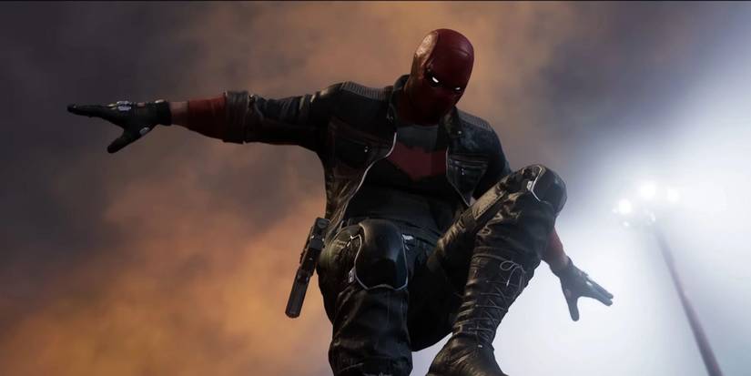 Red Hood preparing for an attack