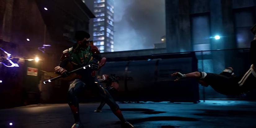 Robin doing a teleport attack