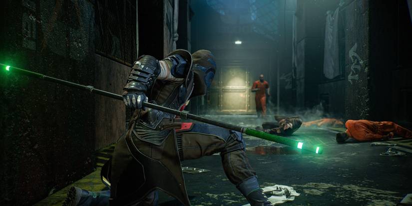 Robin preparing his staff