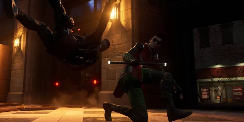 Robin tripping a foe