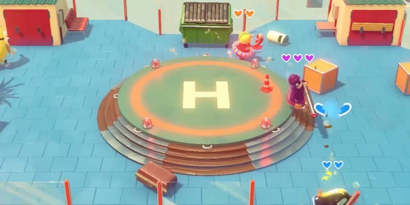 Player gets to the helipad to attack enemies