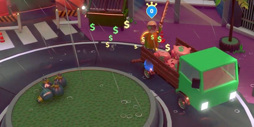 Player hops onto a vehicle for additional loot