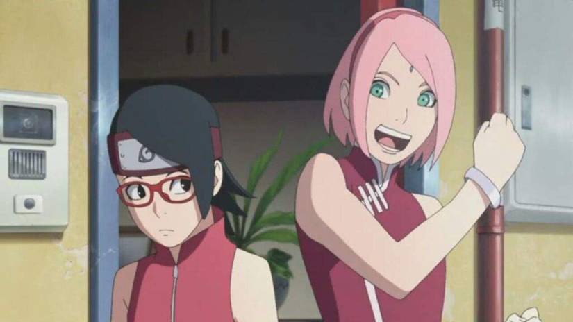 Sakura and Sarada