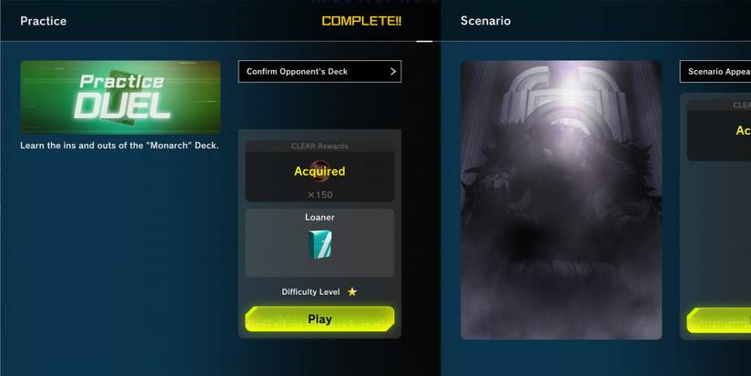 YGO Master Duel Absolute Monarch Scenario & Practice 1