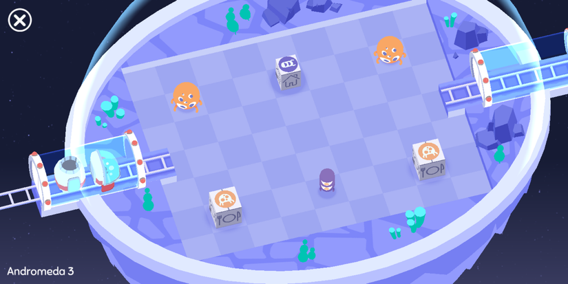 Cosmic Express puzzle game on Android