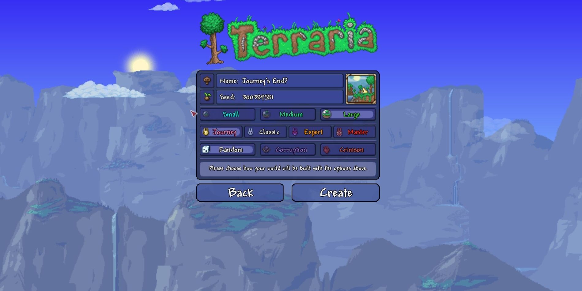 Terraria, Journey mode