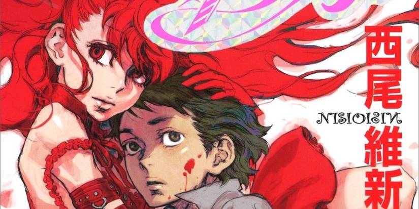 Risuka and Kugi as they appear in the Shin Honkaku Mahou Shoujo Risuka light novel