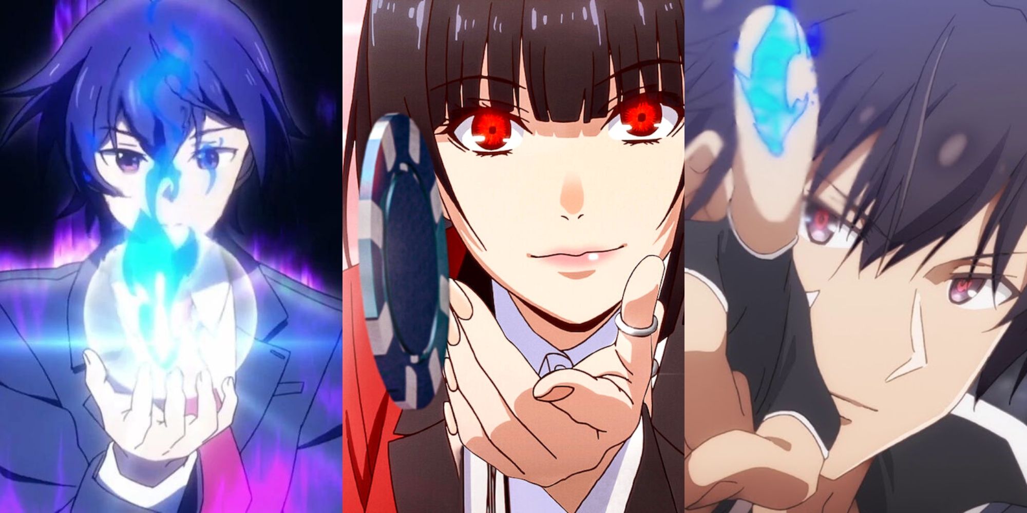 Shin Wolford in Wise Man's Grandchild, Yumeko Jabami in Kakegurui, Anos Voldigoad in Misfit Of Demon King Academy