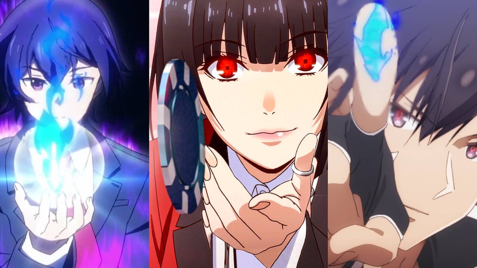Shin Wolford in Wise Man's Grandchild, Yumeko Jabami in Kakegurui, Anos Voldigoad in Misfit Of Demon King Academy