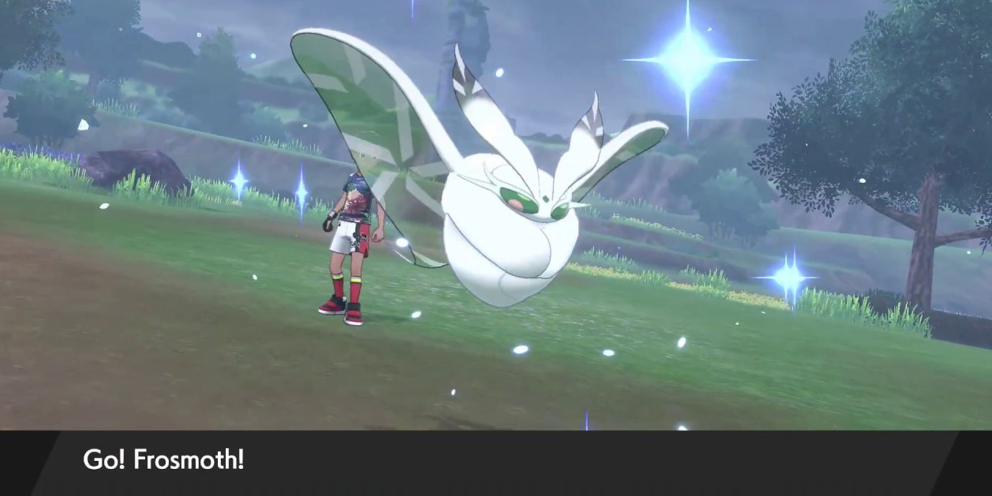 Shiny Frosmoth In Pokemon Sword & Shield