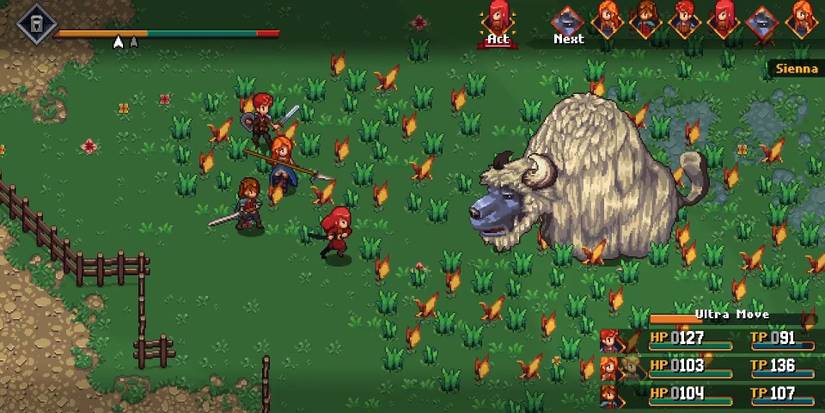 Sienna's Iaijutsu from Chained Echoes