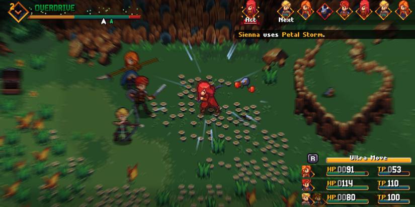 Sienna's Petal Storm from Chained Echoes