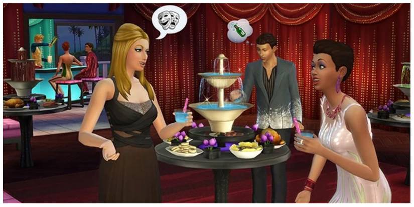 a fancy party in The Sims 4