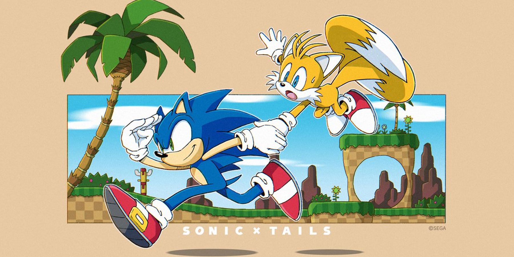 Sonic and Tails Sonic Channel Official Art