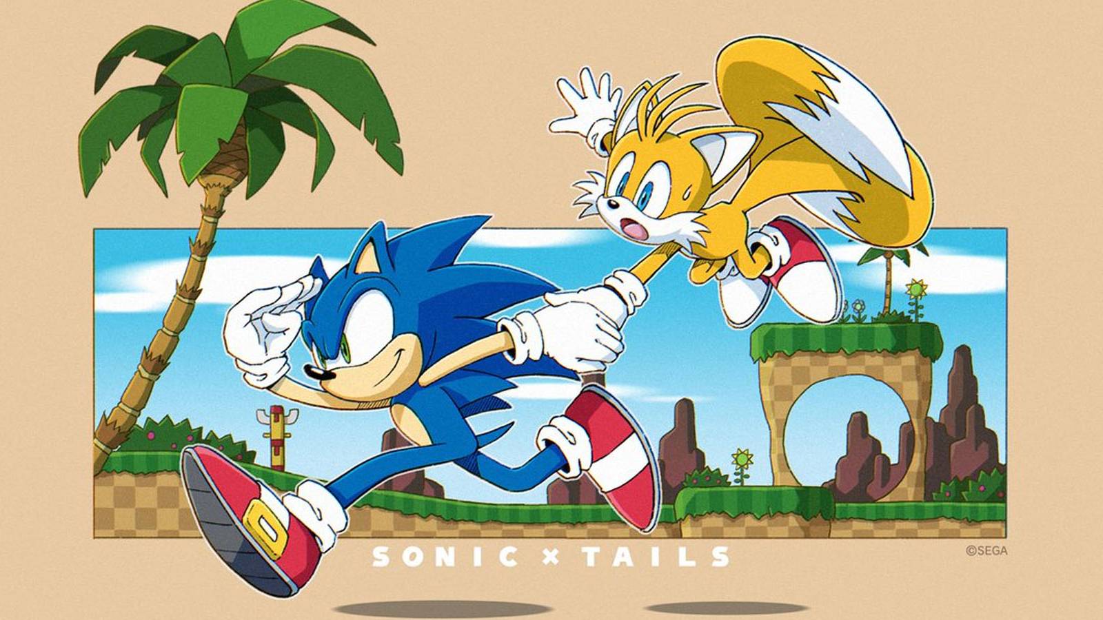 Sonic and Tails Sonic Channel Official Art