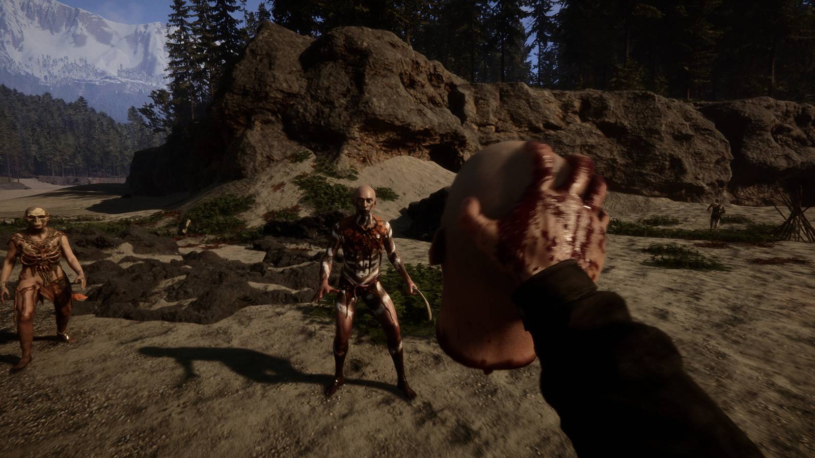 sons-of-the-forest-Enemies-Fight