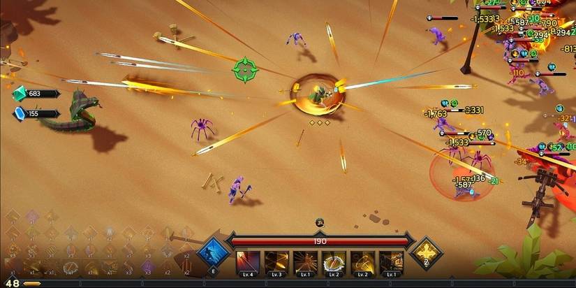 soulstone survivors player doing a spin attack Cropped