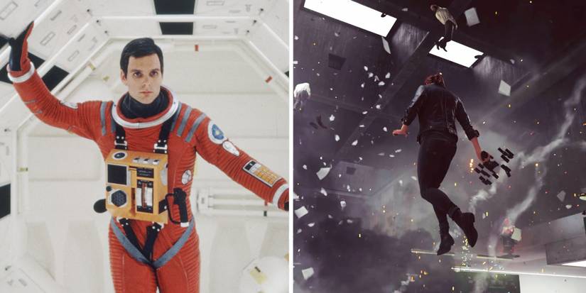 Scenes from 2001: A Space Odyssey and Control