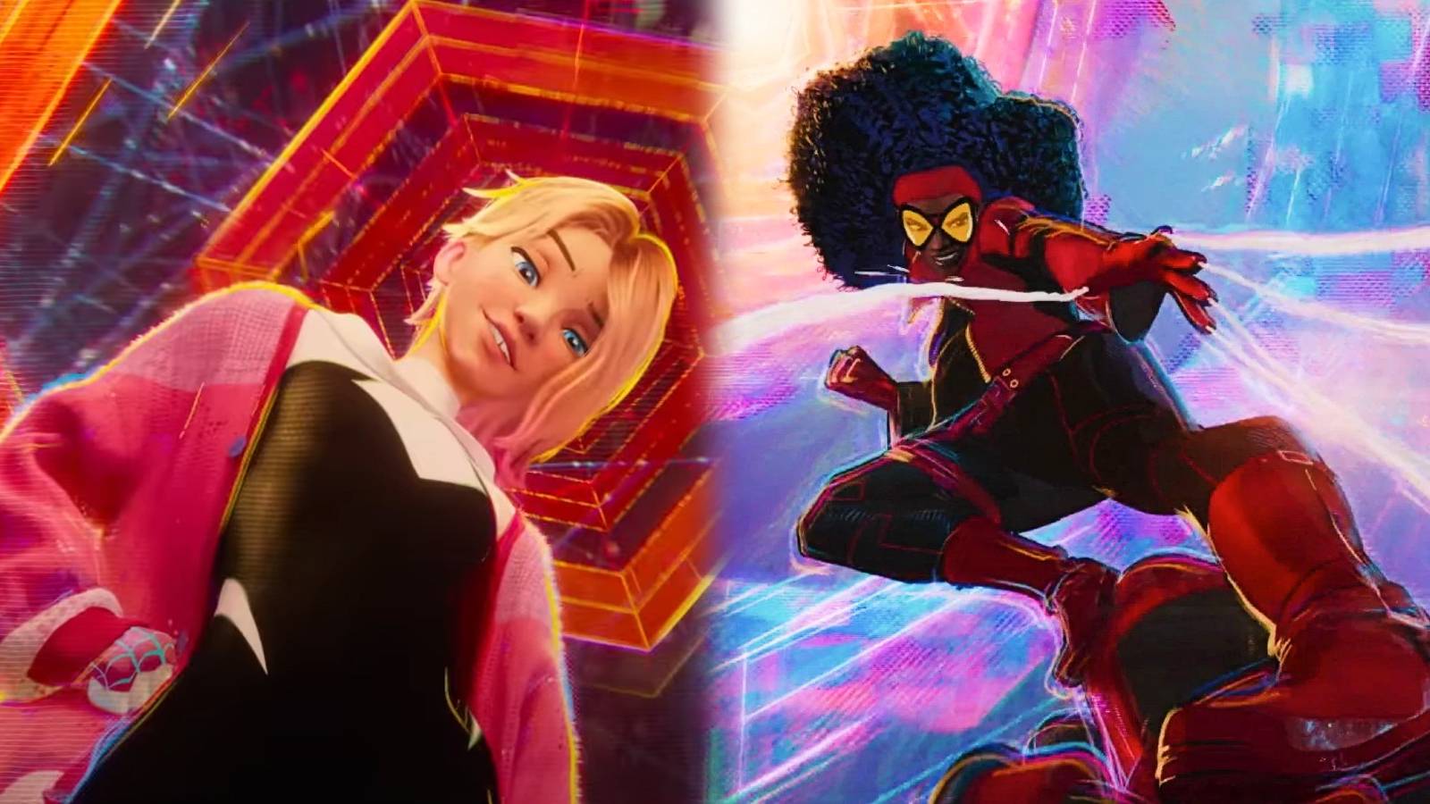 Spider-Man Across the Spider-Verse Gwen Stacy Jessica Drew Spider-Gwen Spider-Woman