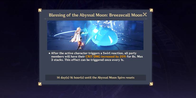 spiral abyss 3-3 phase 2 blessing in genshin impact