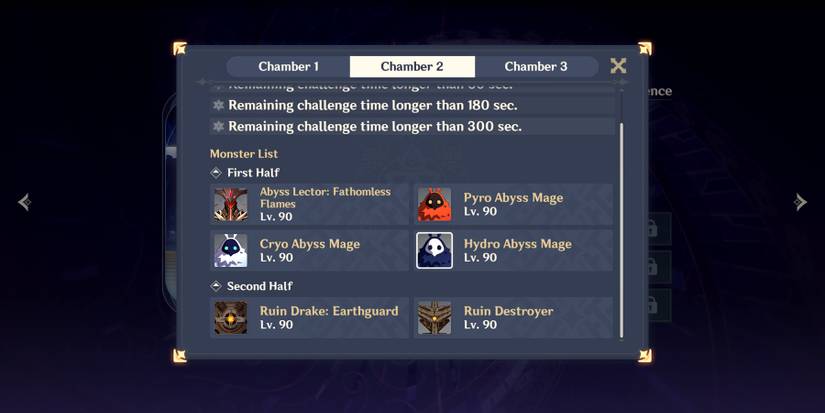 spiral abyss floor 11 chamber 2 in genshin impact