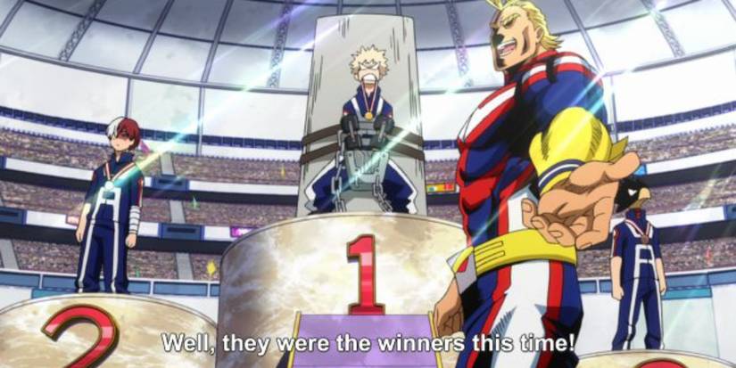 Bakugo and All Might