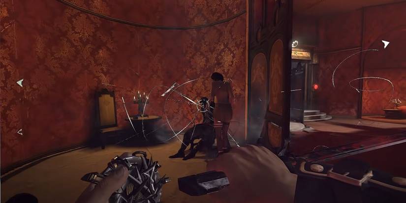 Dishonored Spring Razor Trap Going Off