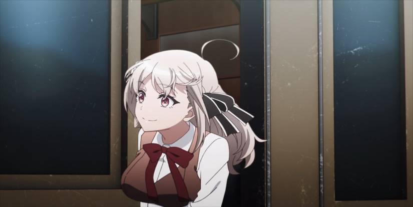 Spy Classroom- Lily looking out the train