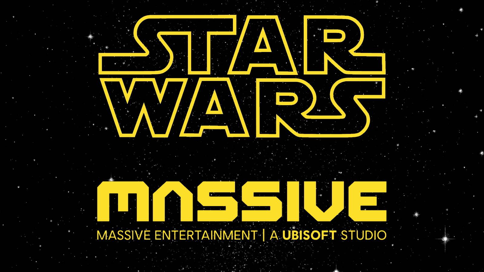 Logos for Star Wars and Massive Entertainment