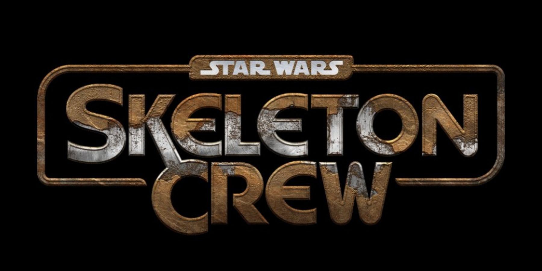 Star Wars: Skeleton Crew black logo poster